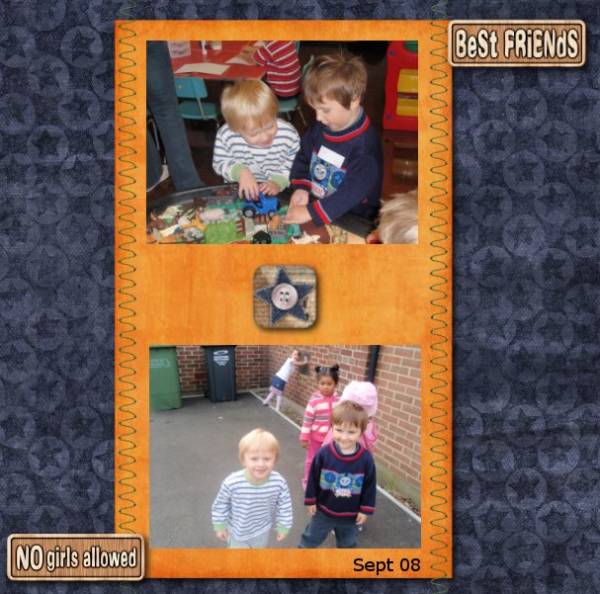 Torin and Michael - best friends