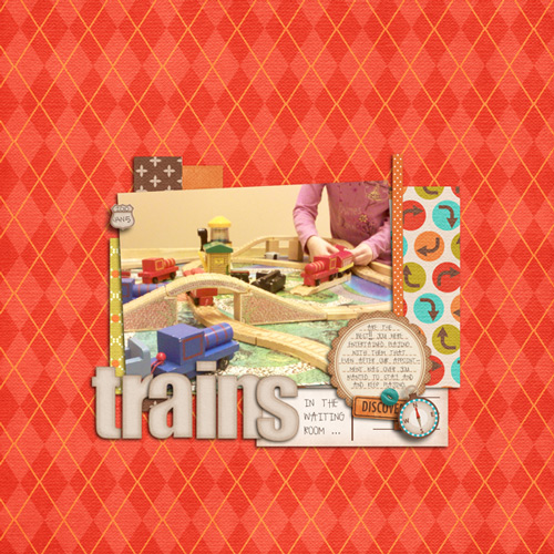 Trains in the waiting room...