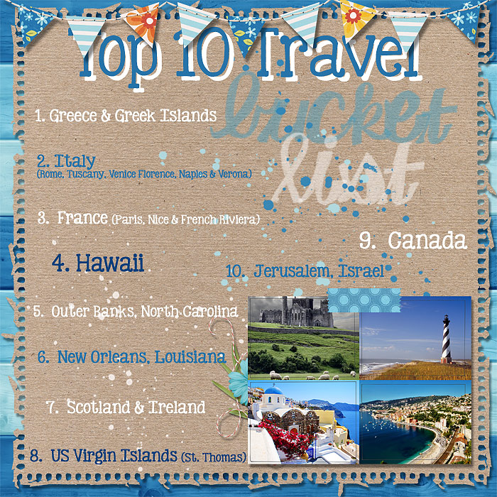 Travel Bucket List