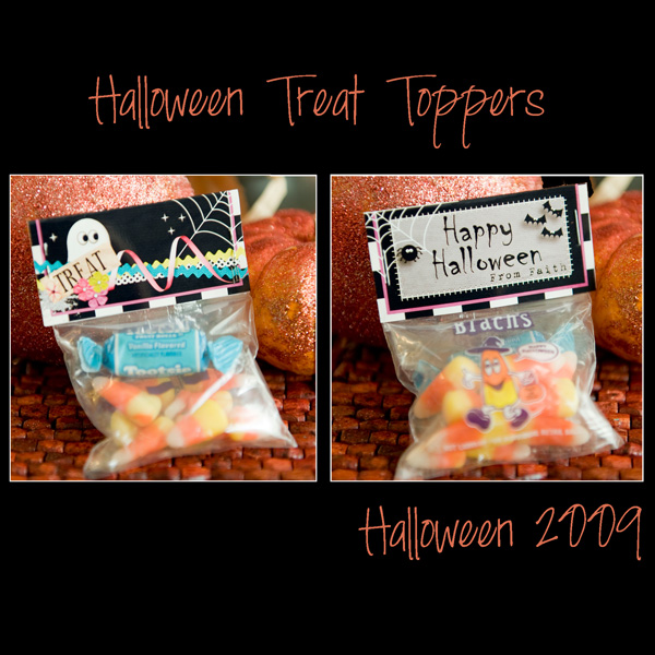 Treat Toppers Halloween 2009