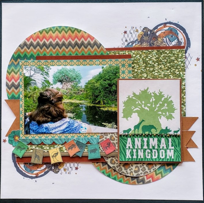 Tree of Life - Animal Kingdom - Paper Scrapbook Layout