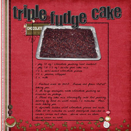 Triple Fudge Cake