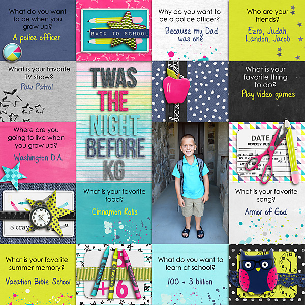 Twas The Night Before Kinder
