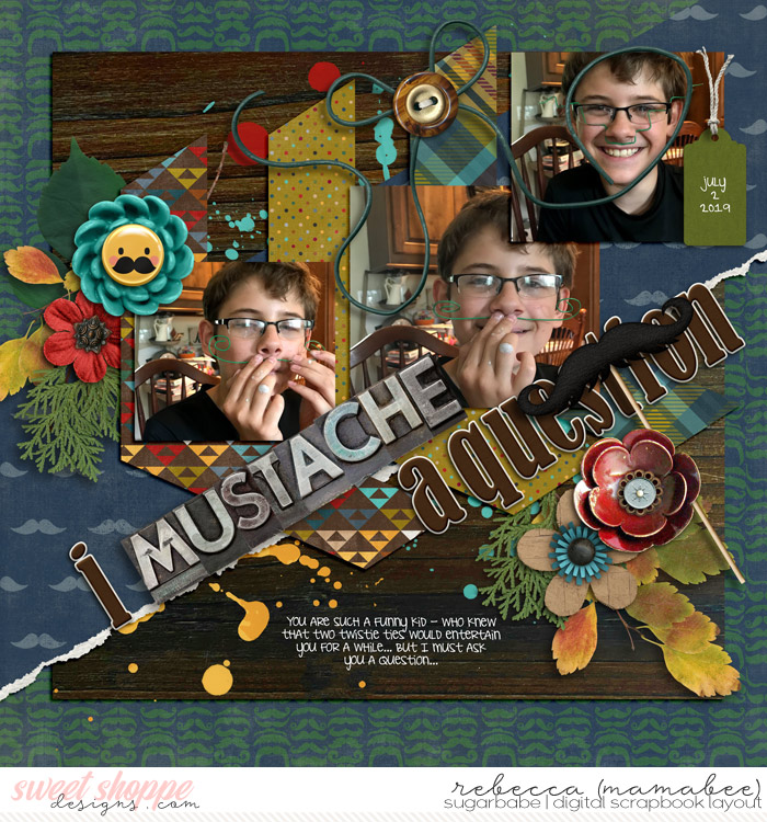 Twistie Tie Mustash