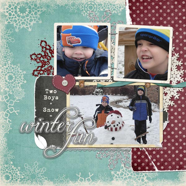 Two Boys Plus Snow
