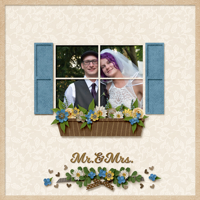 Ty Stef Wedding Window