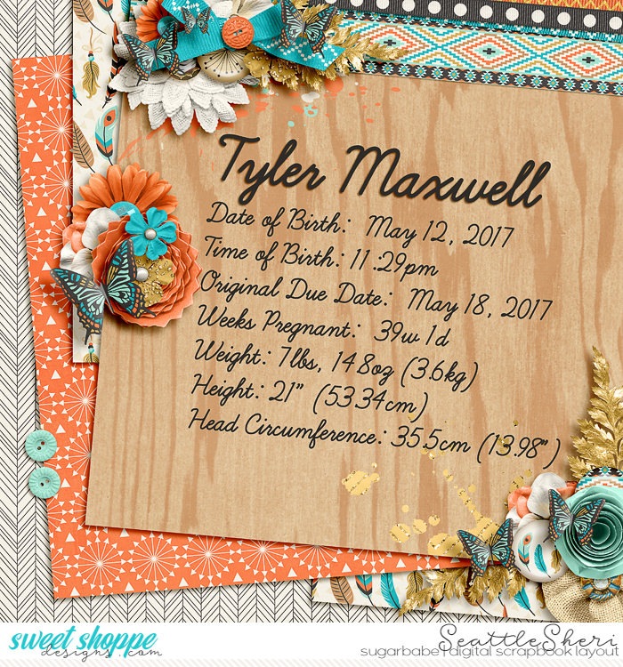 Tyler's Birth Stats