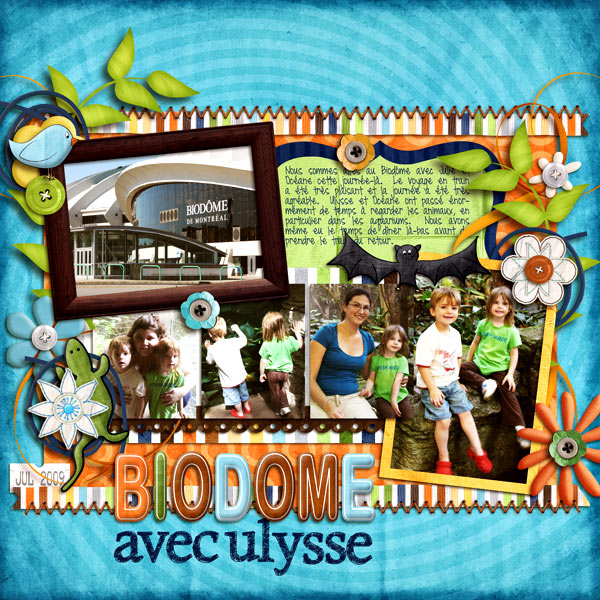 Ulysse at the Biodome