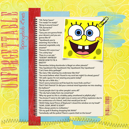 Unforgettable Spongebob Lines