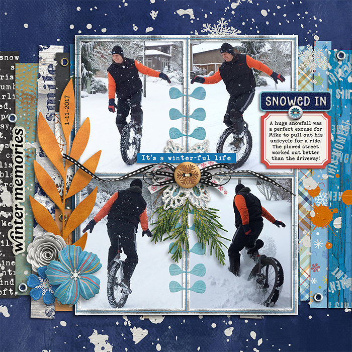 Unicycling in the Snow