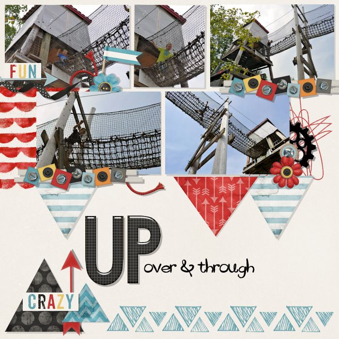 UP over & through