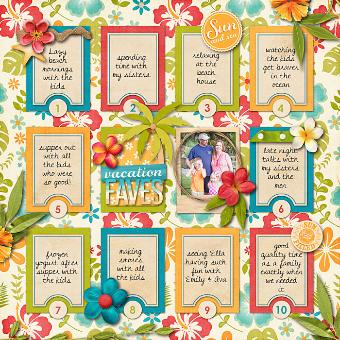 Vacation Faves
