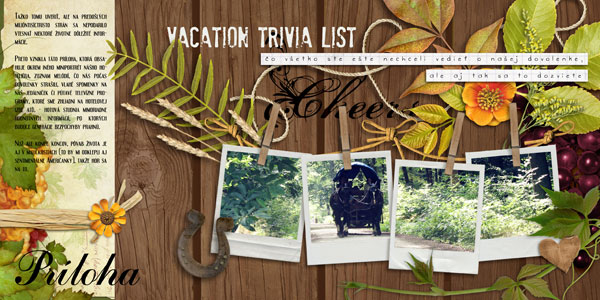 Vacation trivia list