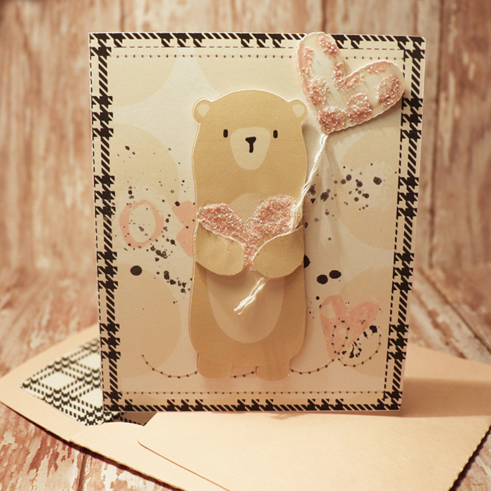 Valentine Card with matching envie