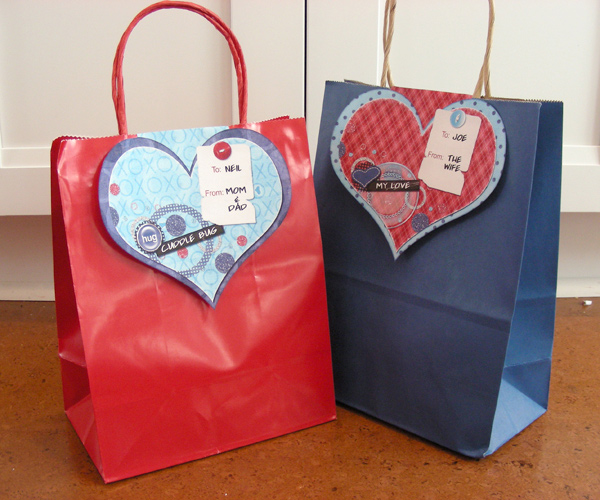 Valentine's Day decorated bags 2