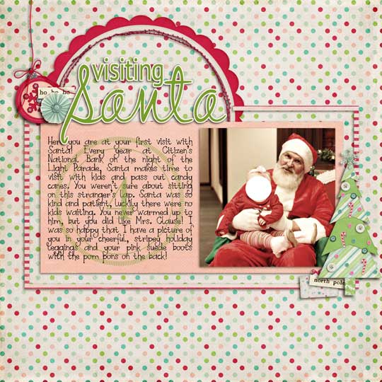 Visiting with Santa
