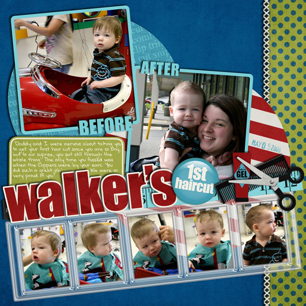 Walker's First Haircut