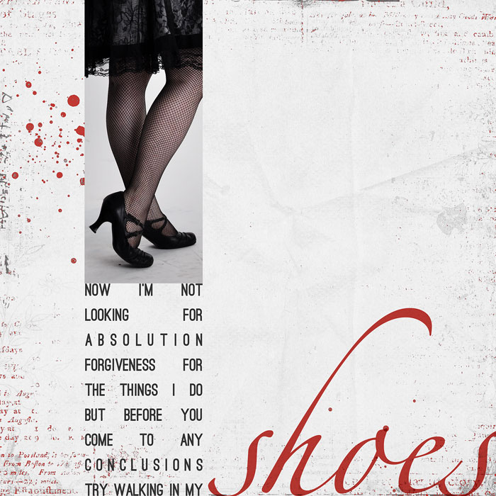 Walking in my shoes