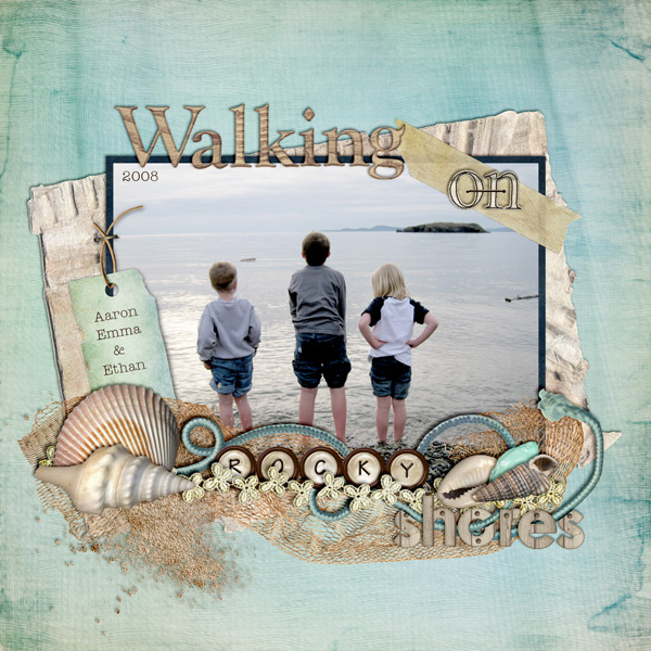 Walking on rocky shores