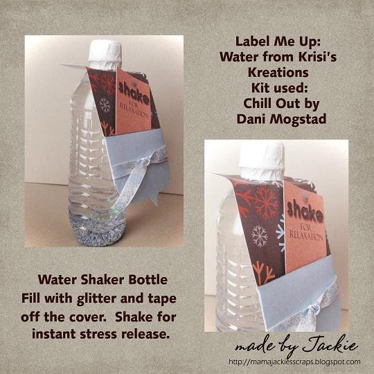Water Bottle Label