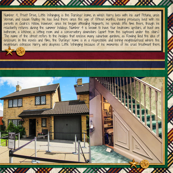 #WBLondonTour, Privet Drive