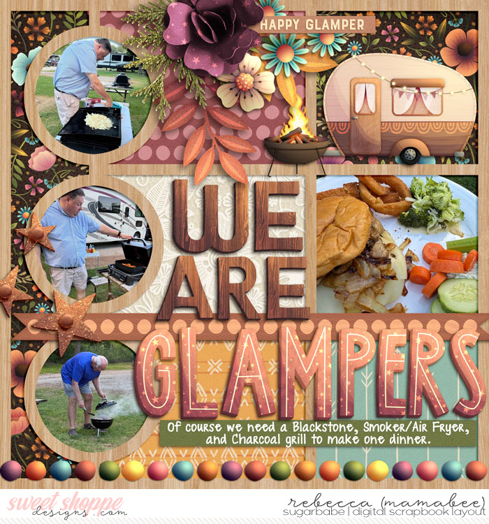 we are glampers... of course we