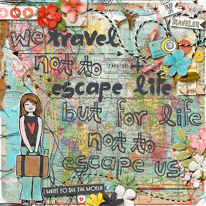We travel