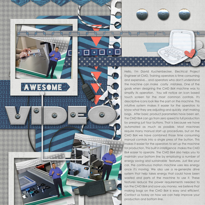 Web video, right page