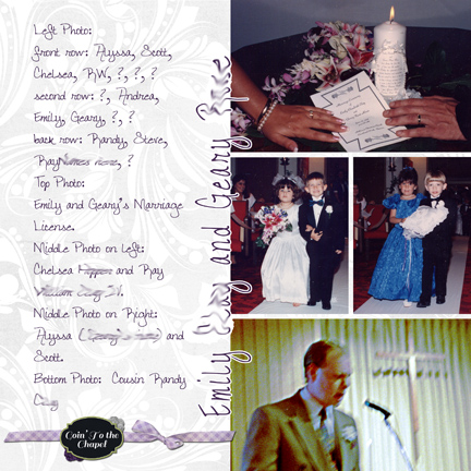 Wedding:  Emily and Geary