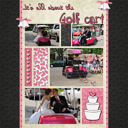 Wedding:  It's all about the Golf Cart