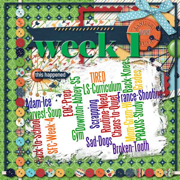 Week 1-2015 Bingo 30+ Buttons