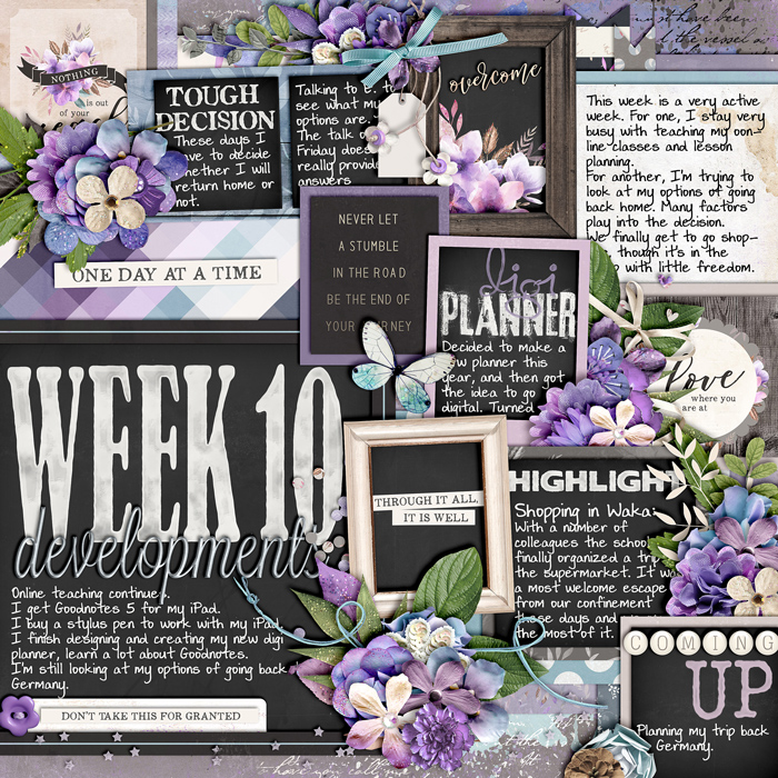 Week 10 Developments