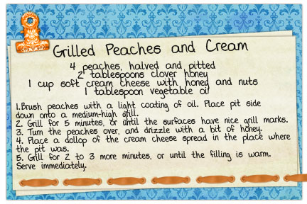 Week 3 Recipe Peaches and Cream