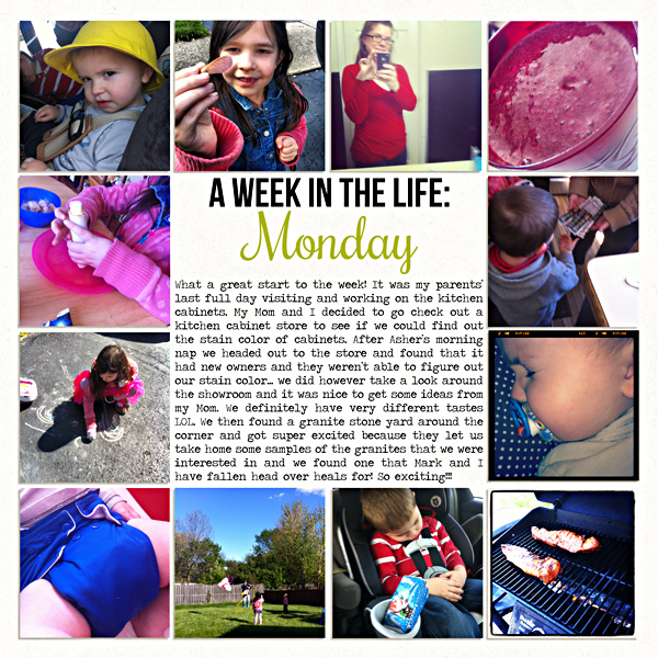Week In The Life - Monday - Left