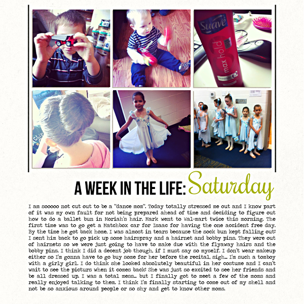 Week In The Life - Saturday