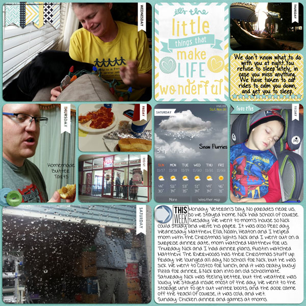 Weekly Layouts