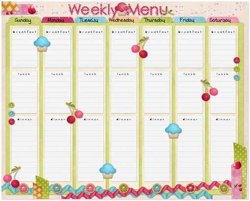 Weekly Menu