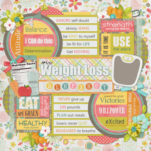 Weight Loss Alphabet