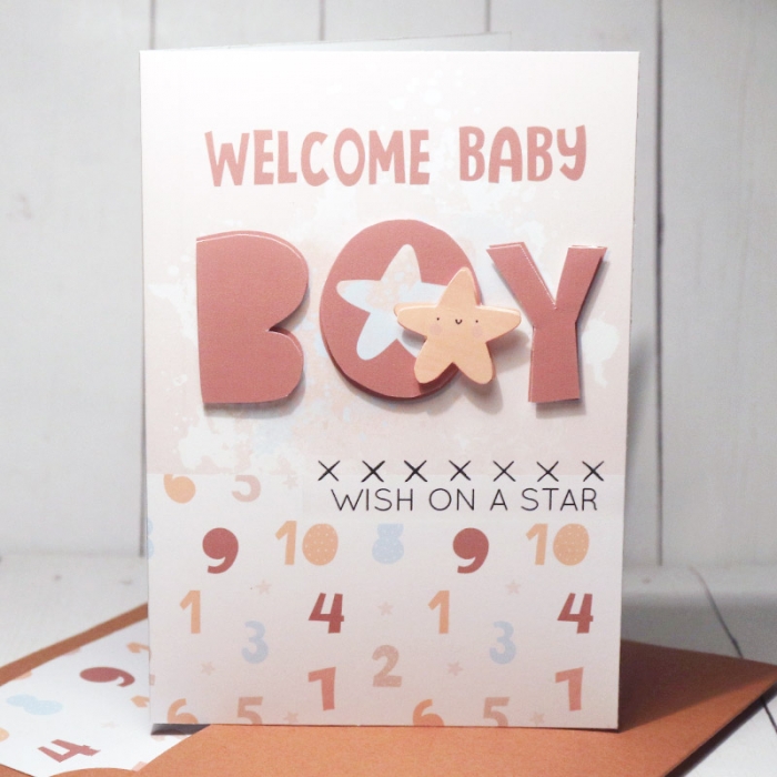 Welcome Baby Boy Card