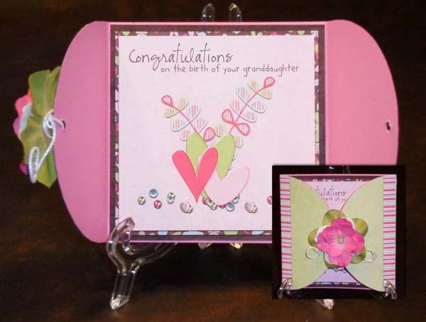 Welcome baby card