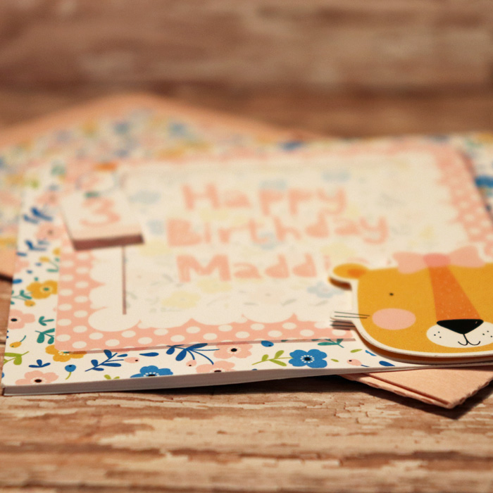Welcome Baby Girl card
