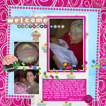 Welcome Birthday Girl