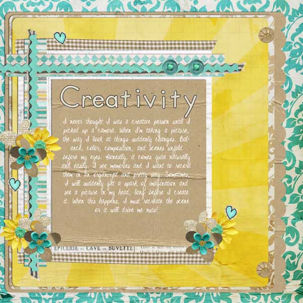 What creativity means to me
