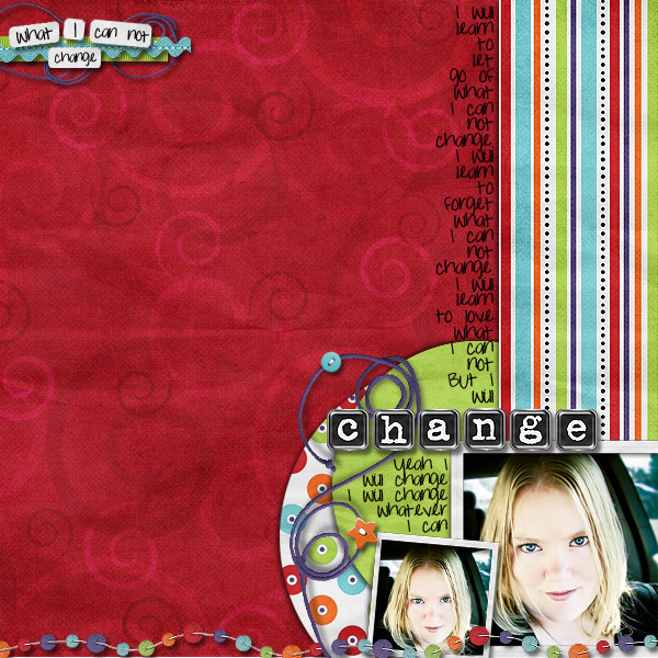 What I Can not Change