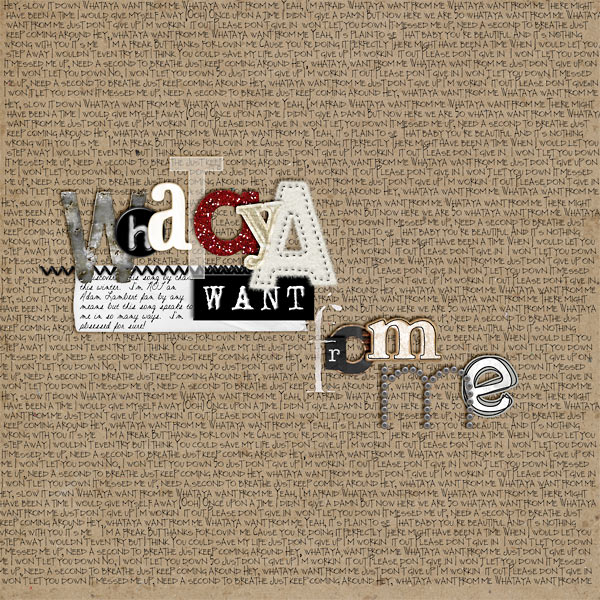 Whataya Want From Me