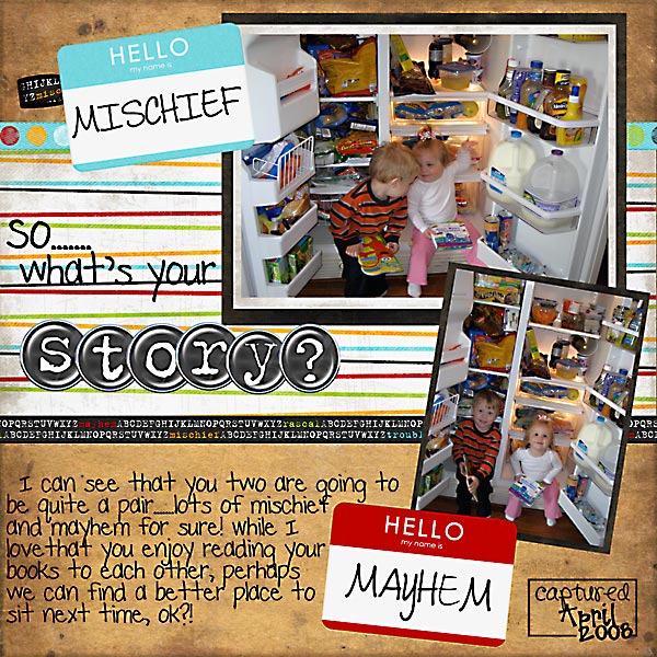 what's your story?
