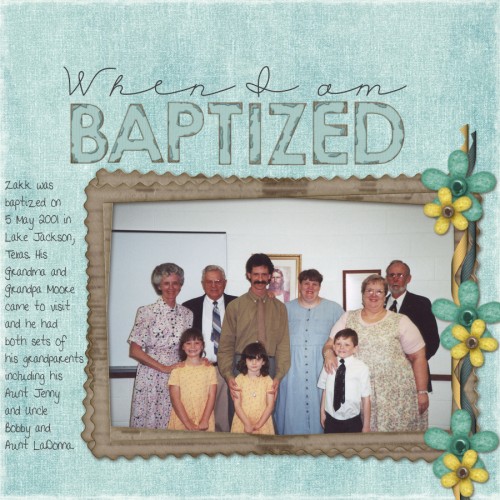 When I am baptized