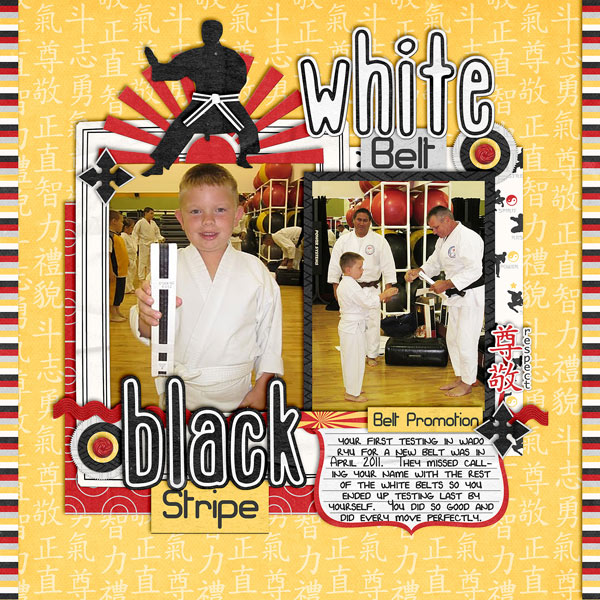 White Belt, Black Stripe
