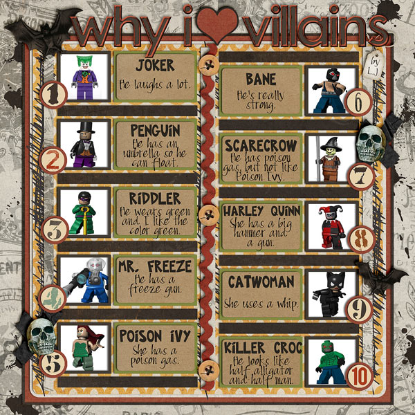 why i love villains