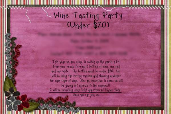 Wine Party Invite